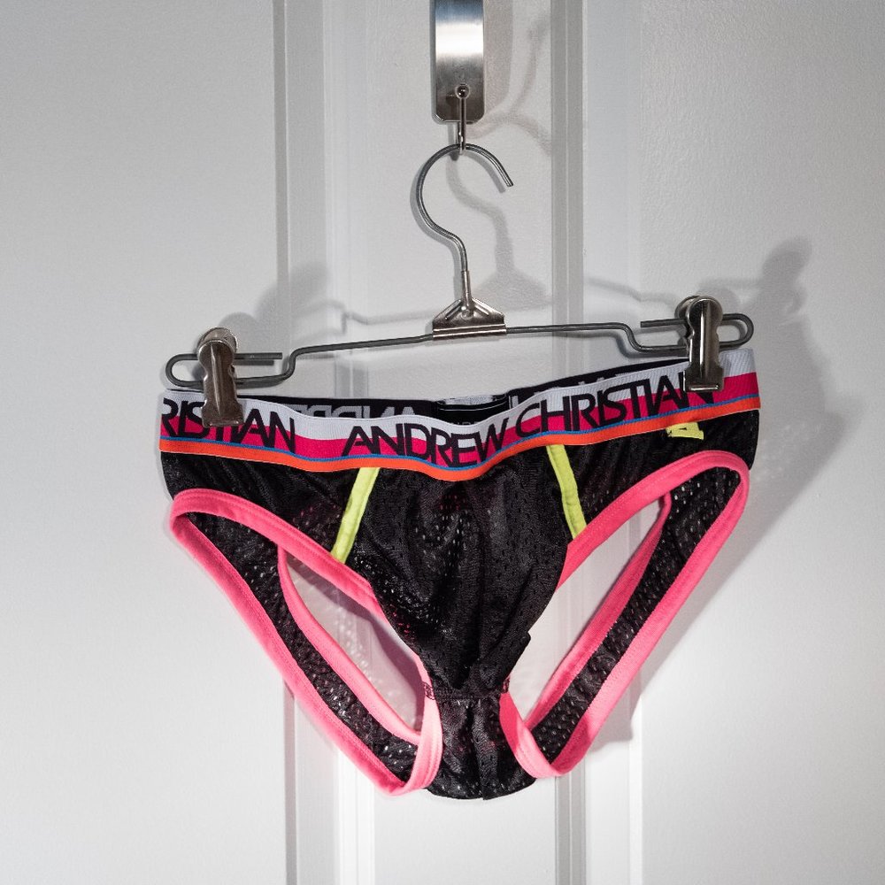 Andrew Christian Mesh Jockstrap/Open Back Briefs
